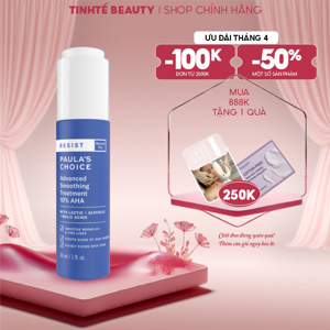 Tẩy da chết hóa học Paula’s Choice Resist Advanced Smoothing Treatment 10% AHA