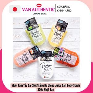 Tẩy da chết hương hoa hồng Utena Juicy Salt Body Scrub 300g