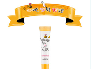 Tẩy da chết môi A’Pieu Honey Milk Lip Scrub