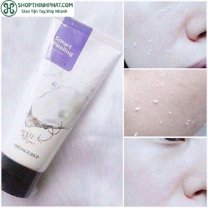 Tẩy da chết ngọc trai White Jewel Peeling The Face Shop