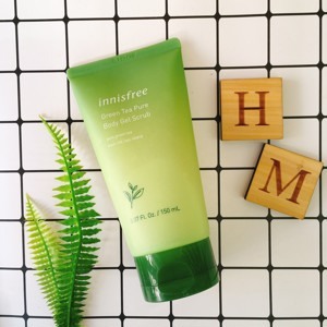 Gel Tẩy da chết toàn thân Innisfree Green Tea Pure Body Gel Scrub