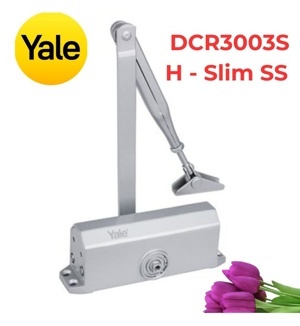 Tay đẩy hơi nổi dạng trượt Yale DCR3003SHSlim SS