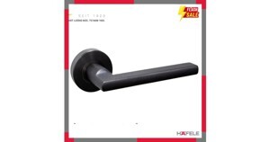 Tay nắm cửa phòng màu đen mờ Hafele 903.99.789