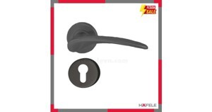 Tay nắm gạt màu đen mờ Hafele 903.99.791