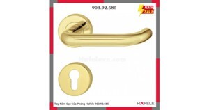 Tay nắm gạt màu đồng bóng Hafele 903.92.585