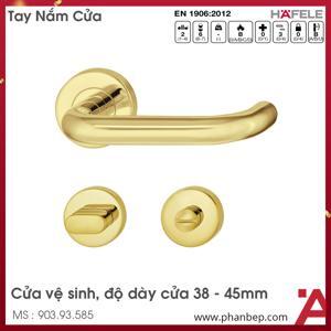 Tay nắm gạt wc đồng bóng Hafele 903.93.585