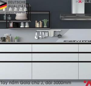 Tay nắm Gola chữ J màu đồng đen 126.37.909