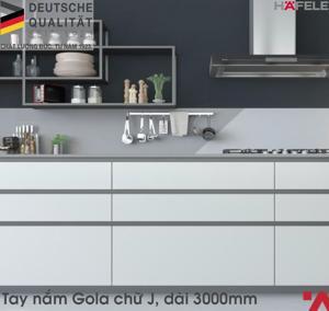 Tay nắm Gola chữ J màu xám đen 126.37.903