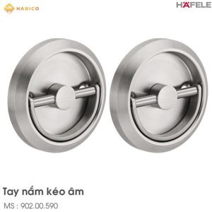 Tay nắm kéo âm Inox mờ 902.00.590