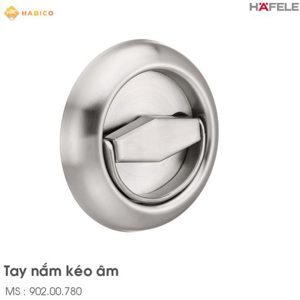 Tay nắm kéo âm Inox mờ Hafele 902.00.780