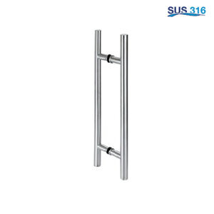 Tay nắm kéo chữ H 600mm Inox 316 Hafele 903.01.843