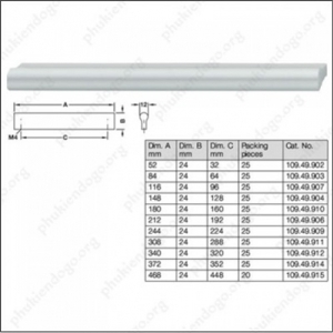 Tay nắm nhôm Hafele 109.49.907