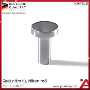 Tay nắm Niken mờ Hafele 110.35.671