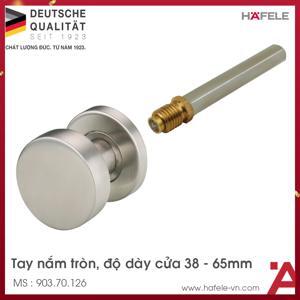 Tay nắm tròn Inox mờ Hafele 903.70.126