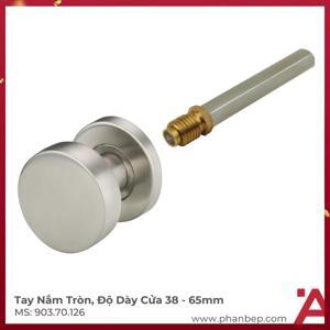 Tay nắm tròn Inox mờ Hafele 903.70.126