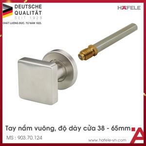 Tay nắm vuông Inox mờ Hafele 903.70.124