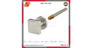 Tay nắm vuông Inox mờ Hafele 903.70.124