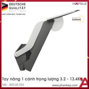 Tay nâng 1 cánh Häfele Free Space màu đen 493.05.923