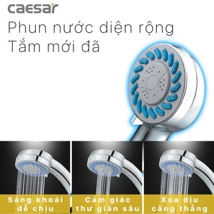 Tay sen 3 chức năng Caesar SH133 - Bằng nhựa mạ crom