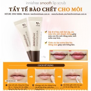 Tẩy tế bào chết cho môi 1 Minute Lip Scrub Innisfree