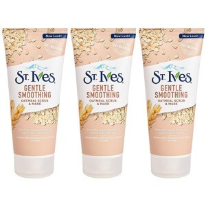 Tẩy tế bào chết kiêm mặt nạ Yến mạch St’ives Oatmeal Scrub & Mask