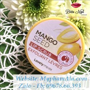 Tẩy tế bào chết môi Mango Seed Butter Lip Scrub The Face Shop