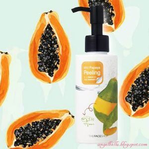 Tẩy tế bào chết chết chiết xuất từ đu đủ Smart Peeling Mild Papaya Peeling  The Face Shop - 150 ml