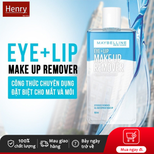 Tẩy trang Maybelline vùng mắt và môi Make Up Remover Eye and Lip 150ml