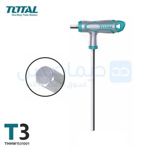 Tay vặn chữ T đầu lục giác Total THHW1531001