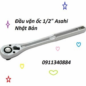 Tay vặn ốc siêu nhẹ 1/2” Asahi LVR4252