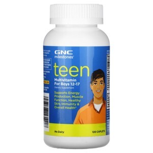 Teen Multivitamin For Boys 12-17 GNC milestones 120 viên