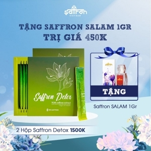 Thạch giảm cân Saffron detox hộp 15 gói