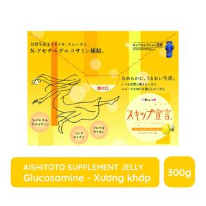 Thạch hỗ trợ xương khớp Aishitoto Glucosamine Jelly (30 Gói) - Nhật Bản