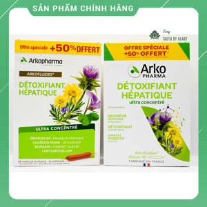 Thải độc gan Arkopharma Arkofluides Détoxifiant Hépatique Bio