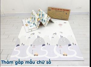 Thảm chơi cho bé dạng gấp Umoo UM0766 (1m8x2m)