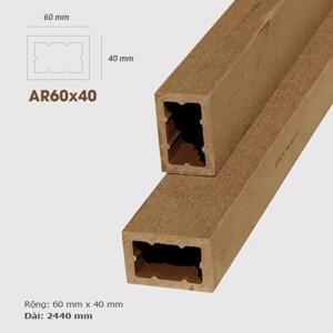 Tham lam gỗ nhựa Awood AR60x40-Wood