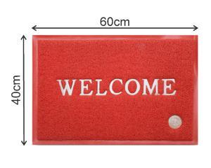 Thảm nhựa lau chân Welcome 40x60cm