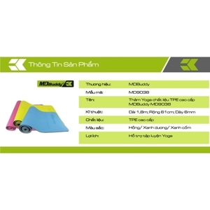 Thảm Yoga Mdbuddy MD9038