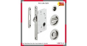 Thân khóa cửa trượt Hafele 911.26.523