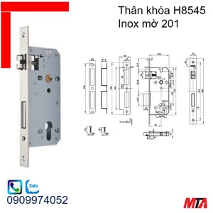 Thân khóa H8545 Hafele 911.25.564