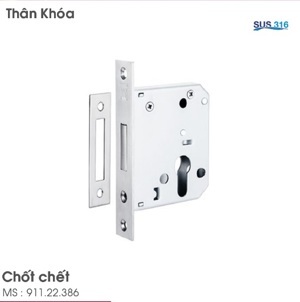 Thân khóa Hafele 911.22.386