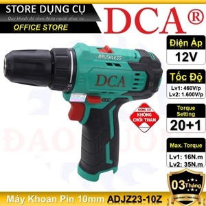 Thân máy khoan dùng pin 12V DCA ADJZ23-10Z