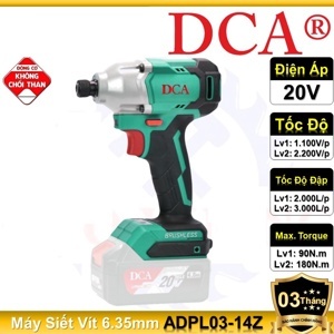 Thân máy siết vít dùng pin 20V DCA ADPL03-14Z