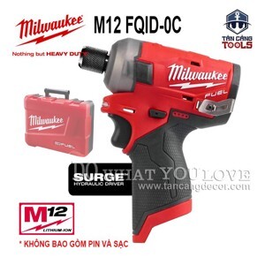 Thân máy vặn vít thủy lực pin 12V Milwaukee M12  FQID-0C