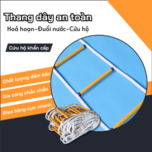 Thang dây thoát hiểm TH01, 10m