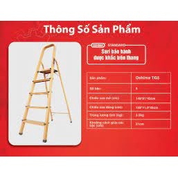 Thang nhô​m 5 bậc Oshima TG5