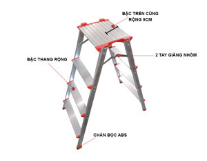 Thang nhôm chữ A Poongsan PS5013