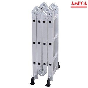 Thang nhôm gấp 4 đoạn AMECA AMC-M204