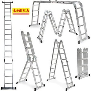 Thang nhôm gấp 4 đoạn AMECA AMC-M204