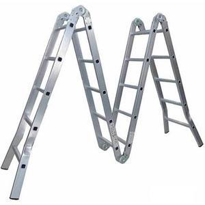 Thang nhôm gấp 4 đoạn đa năng Nakata TY-405, 5.8m